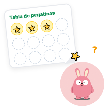 Tablas de pegatinas que se olvidan