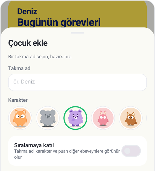 Karakterler
